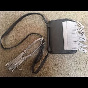 URBAN ORIGINALS FREEDOM FRINGE CROSSBODY BAG